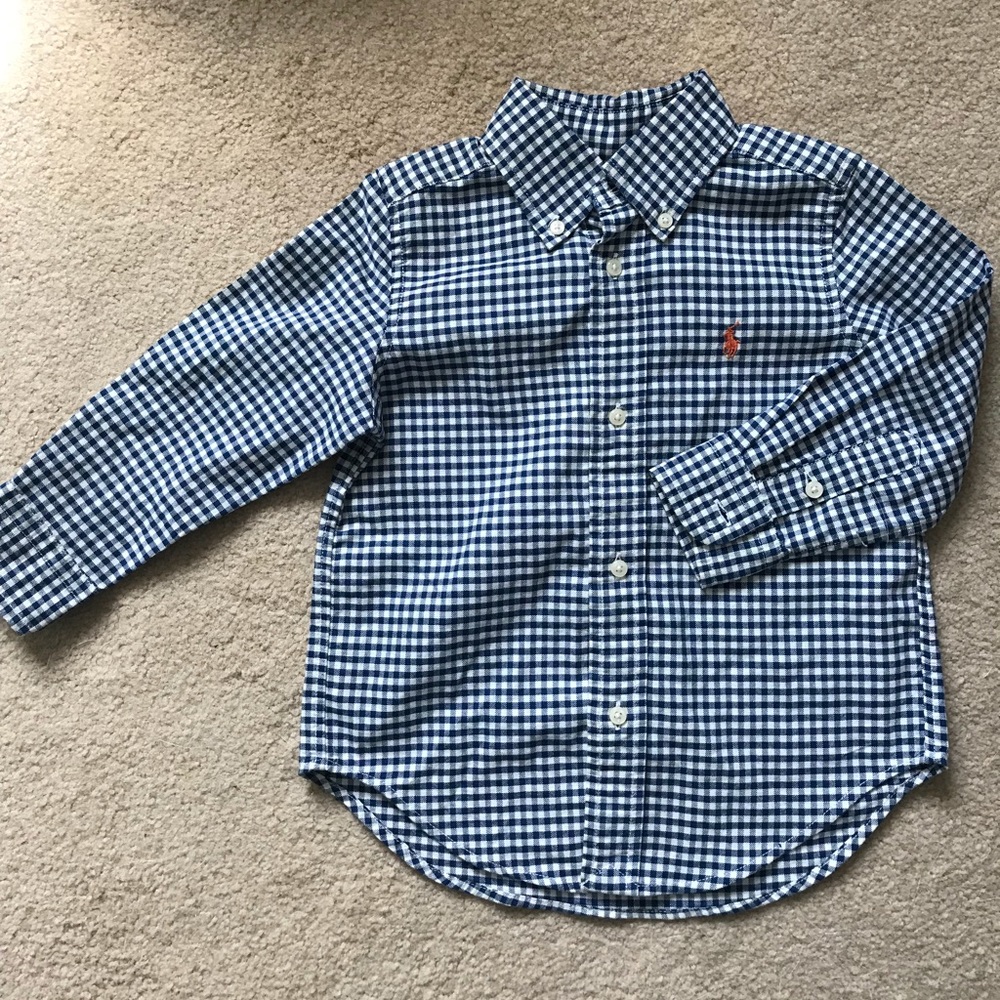 Ralph Lauren Plaid Cotton Poplin Shirt